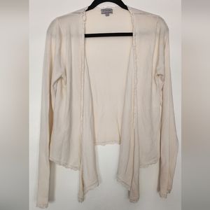 Gorgeous silk cream cardigan